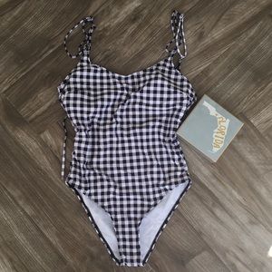 Checkered Bathing Suit!